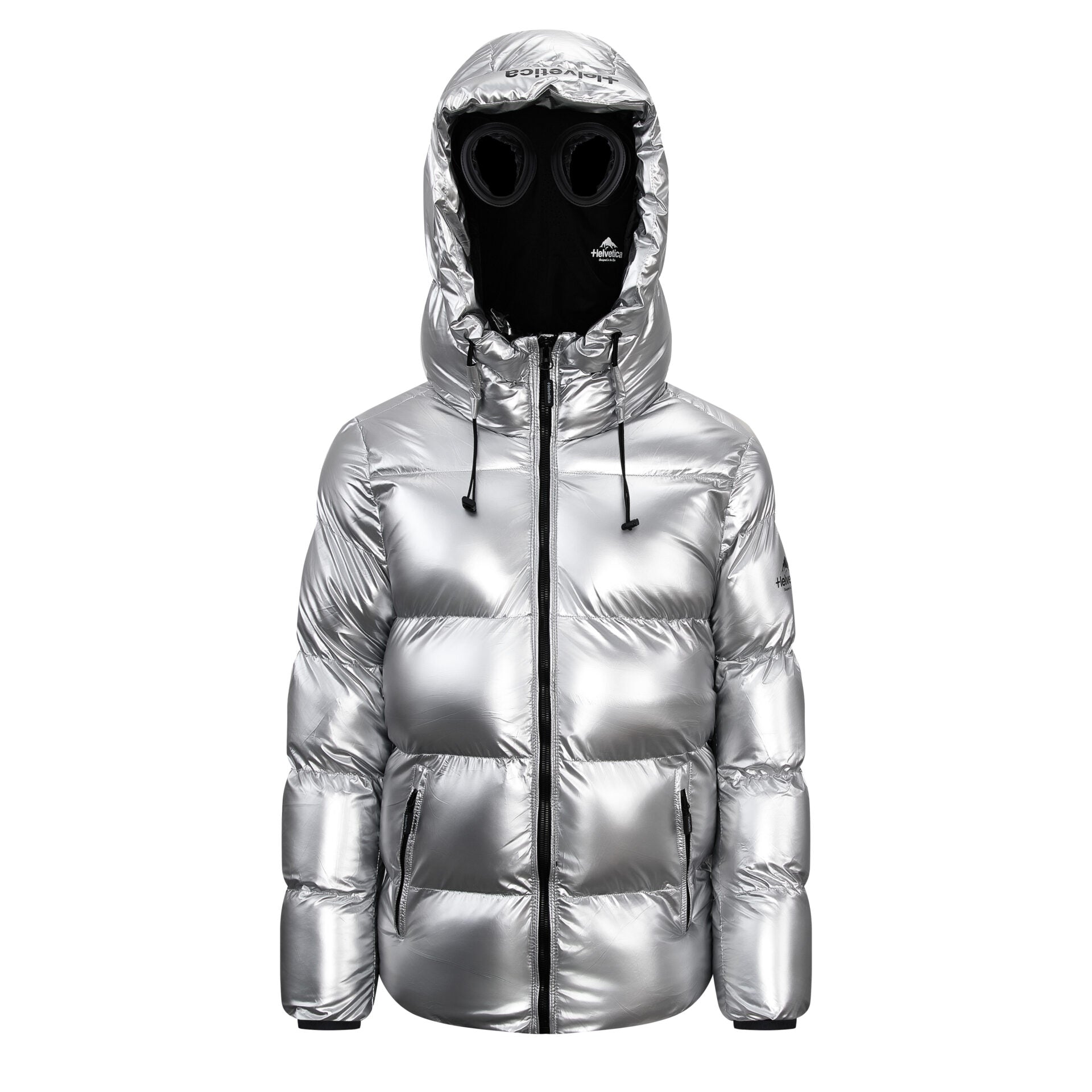 極美品doublet 24SS SILVERSOUVENIR JACKET M Cosmos Padded Down Jacket Silver | Men's Outerwear | HELVETICA