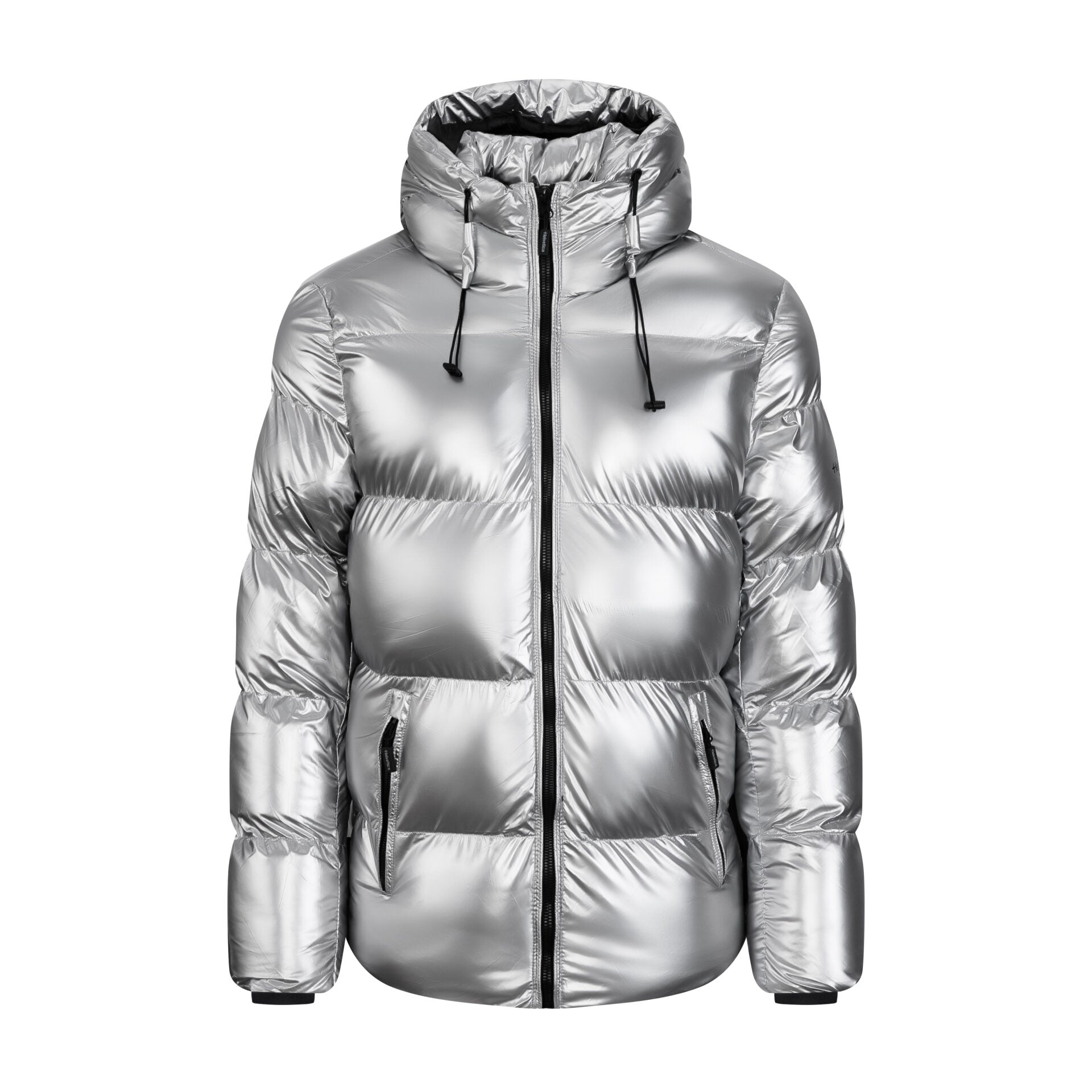 Cosmos Padded Down Jacket Silver | Men's Outerwear | HELVETICA