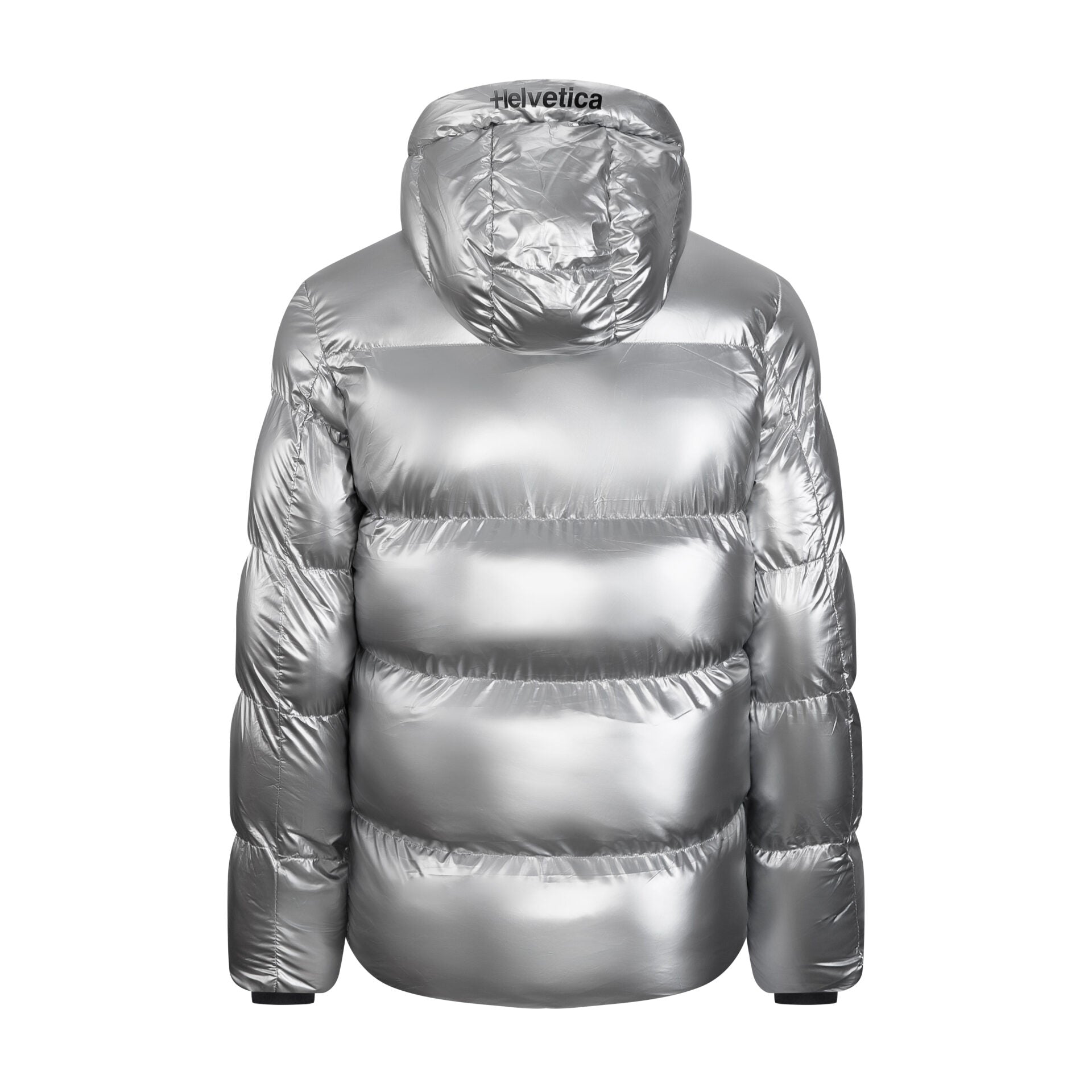 Cosmos Padded Down Jacket Silver | Men's Outerwear | HELVETICA